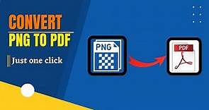 How To Convert PNG TO PDF | PNG To PDF Converter
