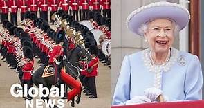 Queen's Platinum Jubilee: Trooping the Colour parade, military pageant to Buckingham Palace | FULL