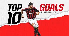 Pippo Inzaghi Top 10 Champions League Goals | Collection