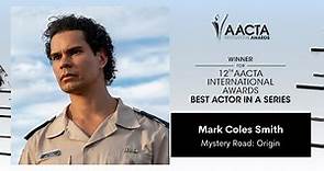 Mark Coles Smith wins the 12th AACTA International Award for Best Actor in a Series
