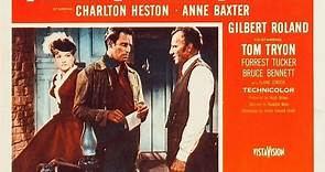 Three Violent People 1956 with Charlton Heston, Anne Baxter and Gilbert Roland