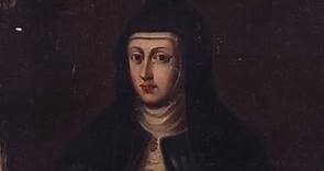 María de Jesús de Ágreda, "La Dama Azul" o "La Venerable", consejera y espía de Felipe IV de España.