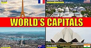 Countries and Capitals of the World - Learn Names of Capital Cities