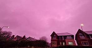 Pink sky: Why did the clouds above Wales change colour?