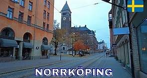 Norrköping - Virtual Walking Tour in 4K - November 2022 - Sweden