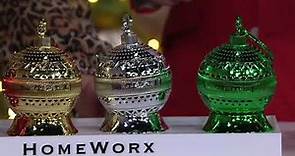 HomeWorx by Harry Slatkin TreeWorx Ornament Ball w/4 Gelables on QVC