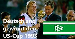 Deutschland v. England (2:1) - Bundestrainer Berti Vogts gewinnt den US-Cup 1993