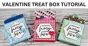 Let's Make A Something Fancy Easy Valentine Treat Box (great box for ghirardelli chocolate squares)