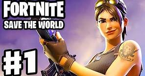 Fortnite: Save the World - Gameplay Walkthrough Part 1 - Stonewood (PC)