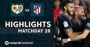 Resumen de Rayo Vallecano vs Atlético de Madrid (1-2)