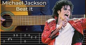 Beat It - Michael Jackson (Simple Guitar Tab)