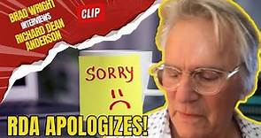 Richard Dean Anderson makes an apology...