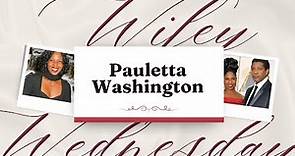 Pauletta Pearson Washington, the wife of Denzel Washington