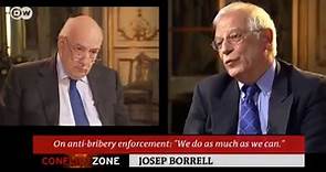 Borrell pierde los papeles en la televisión alemana y planta al entrevistador