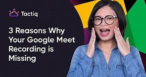How to Find Missing Google Meet Recording