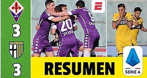 Fiorentina 3-3 Parma. Increíble empate de la Fiore, con gol en contra, en tiempo añadido | Serie A