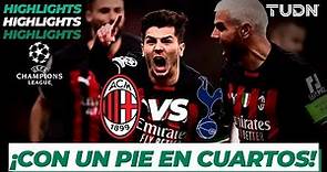 Highlights | Milan vs Tottenham | Champions League 2022/23 - 8vos | TUDN