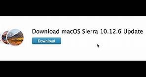 How to Update macOS Sierra 10.12.6, iMovie 10.1.7, iTunes 12.7.1, Safari 11.0.1, Security Update