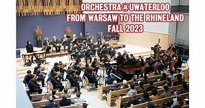 Orchestra@UWaterloo Fall Term 2023 Concert, Conrad Grebel University College