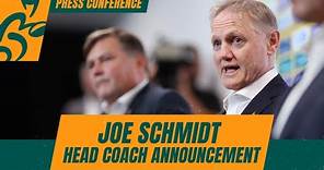 Wallabies Head Coach Announcement - Joe Schmidt