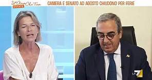 Scontro tra Maurizio Gasparri e Claudia Fusani: "Venga in Parlamento e non vada a giocare a ...