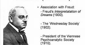 Alfred Adler: 1. Life and Times
