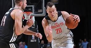 Donatas Motiejunas Finishes At the Rim With Authority!