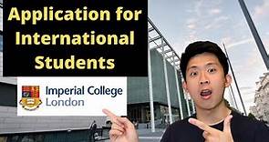 How to get into Imperial College London for International Students