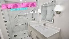 Bathroom Addition - Bathroom Remodel Renovation - Walk in Shower