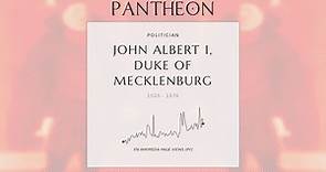 John Albert I, Duke of Mecklenburg Biography - Duke of Mecklenburg-Schwerin
