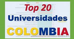 🎓📈 Top 20 MEJORES UNIVERSIDADES de COLOMBIA / Las MEJORES UNIVERSIDADES de COLOMBIA