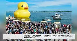 World's Largest Rubber Duck visiting Maryland waters
