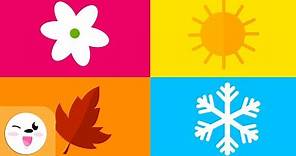 The four seasons of the year for kids - Which are the seasons? - Spring, Summer, Autumn and Winter