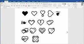 How to type heart symbol in Microsoft Word: How to make the heart symbol