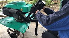 Repairing a 7hp electric tiller using gasoline episode 1