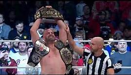 Eddie Kingston Wins Triple Crown Championship AEW Worlds End 2023 Highlights