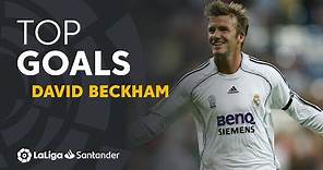 TOP 10 GOALS David Beckham en LaLiga Santander
