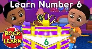 Learn About the Number 6 | Number of the Day: 6 | Learn Six with Manipulatives | Rock 'N Learn