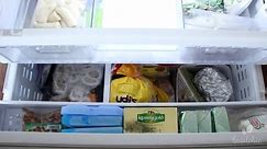 Freezer Organization: Bottom Drawer