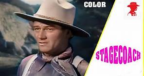 Stagecoach - Movies 1939 - John Ford - Action Western Movies - color (Western Films)