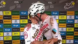 Tour de France: Felix Gall nach Etappensieg im Interview den Tränen nahe - Jubelszene mit Teamkollege O'Connor - Radsport Video - Eurosport