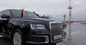 Alexander Lukashenko Arrive in St. Petersburg
