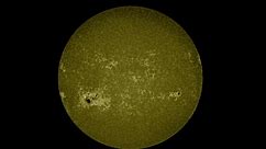 Watch as Sunspot Group AR 2192 crackles