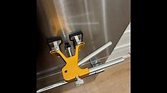 Stainless Steel Refrigerator Appliance Dent Repair Using Paintless Dent Puller