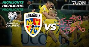 Rumania vs Suiza - HIGHLIGHTS | UEFA Qualifiers 2023 | TUDN