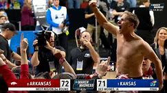 Final Minutes of #8 Arkansas UPSET WIN OVER #1 Kansas! #MarchMadness
