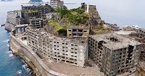 【Drone Japan】4K 軍艦島(端島) ドローン空撮, 長崎県 -Battle Ship Island(Gunkanjima, Hashima) Aerial, Nagasaki.