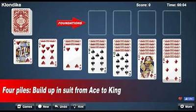 How to play Classic Solitaire (Klondike). 100% FREE - No download