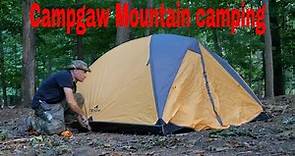 Hike and camp at Campgaw Mountain in Mahwah New Jersey