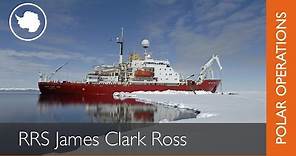 RRS James Clark Ross in Antarctica
